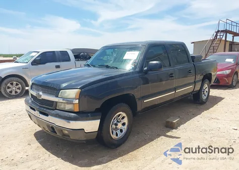 2005 Chevrolet Silverado 1500 Ls из США, поврежденный, VIN 2GCEC13T051188460